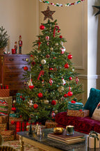 The Tinsel Tree™ — 7.5 ft Pre-Lit Noble Fir Christmas Tree